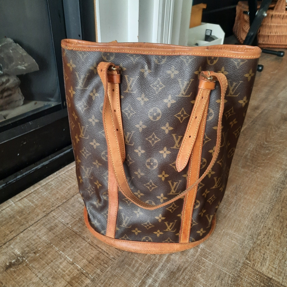 Louis Vuitton Brown Monogram GM Bucket.